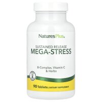NaturesPlus, Sustained Release Mega-Stress, gegen Stress mit anhaltender Freisetzung, 90 Tabletten
