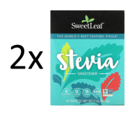 2x Wisdom Natural, SweetLeaf, Stevia-Süßstoff,...