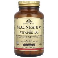 Solgar, Magnesium mit Vitamin B6, 250 Tabletten