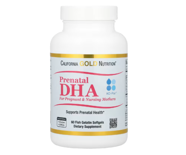 California Gold Nutrition, Prenatal DHA for Pregnant and Nursing Mothers, pränatales DHA für Schwangere und stillende Mütter, 900 mg, 60 Weichkapseln mit Fischgelatine