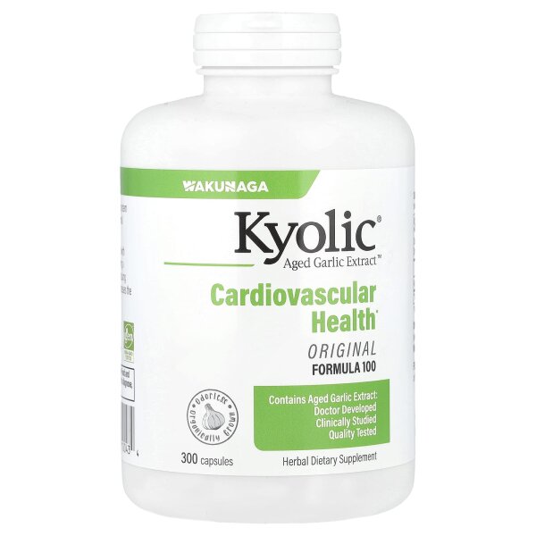 Kyolic, Gealterter Knoblauch-Extrakt, Cardiovascular, Formel 100, 300 Kapseln