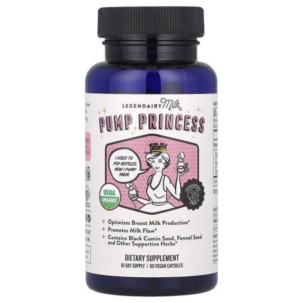 Legendairy Milk, Pump Princess, für die Milchproduktion, 60 vegane Kapseln