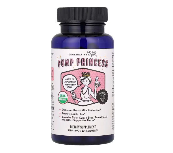 Legendairy Milk, Pump Princess, für die Milchproduktion, 60 vegane Kapseln