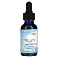 Nutra BioGenesis, Vitamin D3/K2 Emulsion, Emulsion mit...