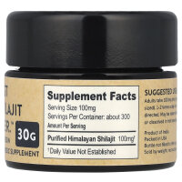 Pure Indian Foods, Best Shilajit Ever™, das beste Shilajit aller Zeiten, 30 g