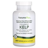NaturesPlus, Icelandic Kelp, isländischer Seetang, 150 mg, 300 Tabletten