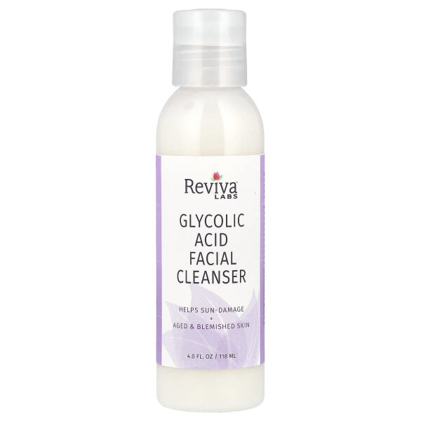 Reviva Labs, Glycolic Acid Facial Cleanser, Gesichtsreiniger mit Glycolsäure, 118 ml