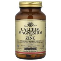 Solgar, Calcium Magnesium Plus Zink, 100 Tabletten