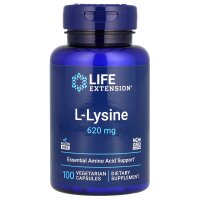 Life Extension, L-Lysin, 620 mg, 100 pflanzliche Kapseln