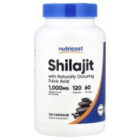 Nutricost, Shilajit, 1.000 mg, 120 Kapseln (500 mg pro Kapsel)