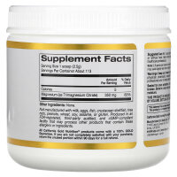 California Gold Nutrition, Magnesium Powder Beverage, Magnesium-Getränkepulver, geschmacksneutral, 283 g