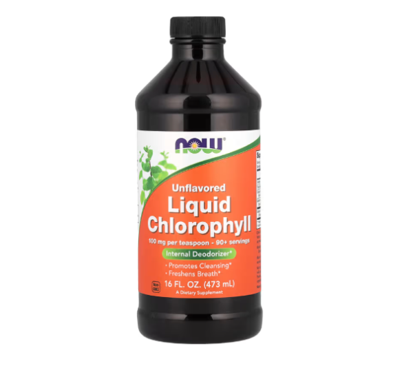 NOW Foods, Liquid Chlorophyll, Unflavored, flüssiges Chlorophyll, geschmacksneutral, 473 ml