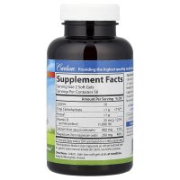 Carlson, Calcium- und Magnesiumgele mit Vitamin D3, 100 Weichkapseln