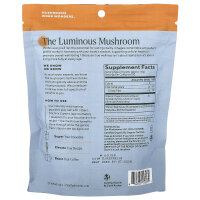 Om Mushrooms, Chaga, zertifiziertes Bio-Pilzpulver, 200 g