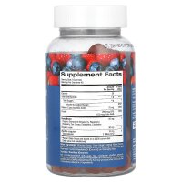 California Gold Nutrition, Probiotic with Inulin Gummies, probiotische Fruchtgummis mit Inulin, natürliche gemischte Beeren, 90 vegetarische Fruchtgummis