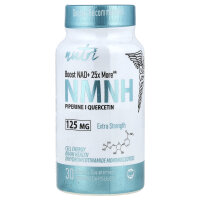 Nutri, NMNH, Extra Strength, extra stark, 125 mg, 30 vegane Kapseln