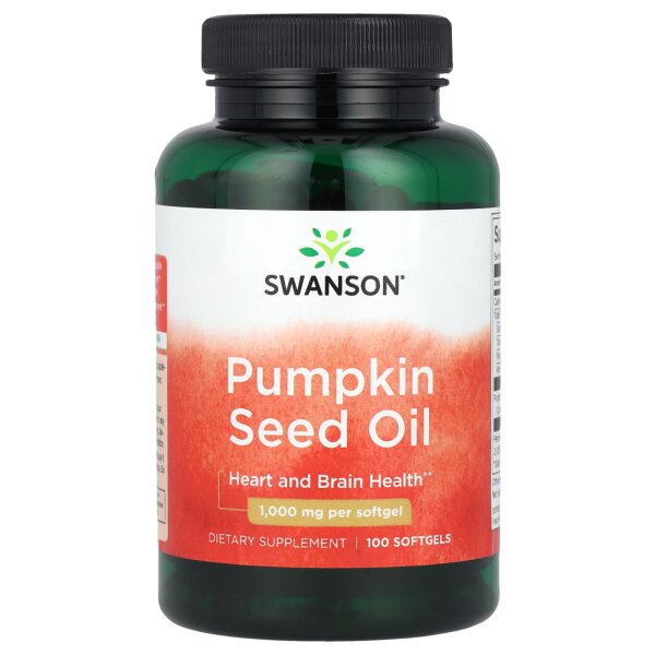 Swanson, Kürbiskernöl, 1.000 mg, 100 Weichkapseln