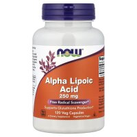 NOW Foods, Alpha Lipoic Acid, Alpha-Liponsäure, 250 mg, 120 vegetarische Kapseln