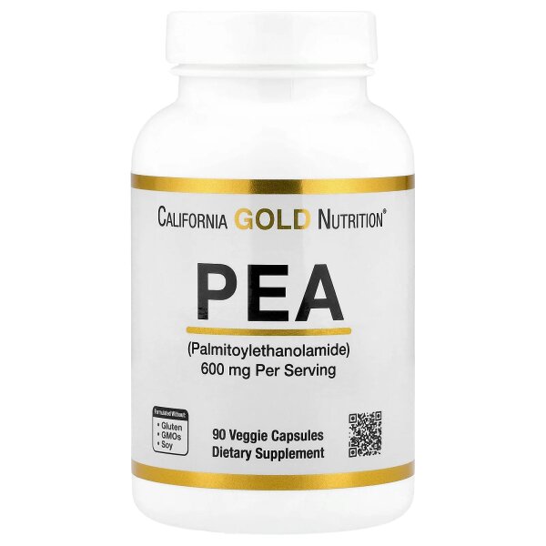 Lake Avenue Nutrition, PEA (Palmitoylethanolamide), PEA (Palmitoylethanolamid), 600 mg, 90 pflanzliche Kapseln