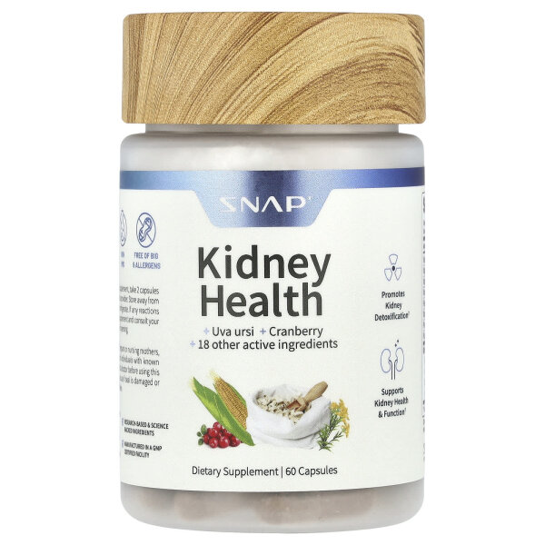 Snap Supplements, Nierengesundheit, 60 Kapseln