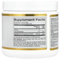 California Gold Nutrition, Magnesium Powder Beverage, Magnesium-Getränkepulver, Orange Crush, 380 g