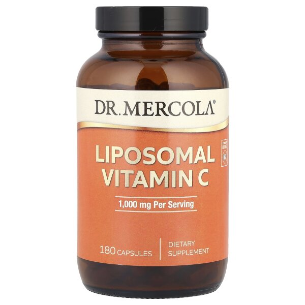 Dr. Mercola, Liposomal Vitamin C, liposomales Vitamin C, 500 mg, 180 Kapseln