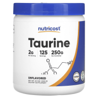 Nutricost, Taurin, geschmacksneutral, 250 g