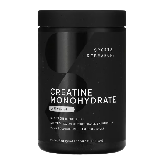 Sports Research, Kreatinmonohydrat, geschmacksneutral, 500 g