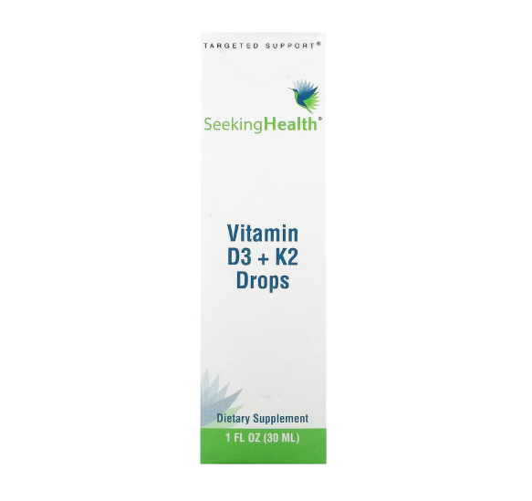Seeking Health, Vitamin D3 + K2 Tropfen, 30 ml