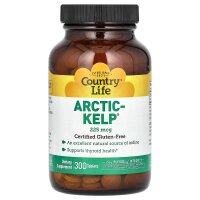 Country Life, Arctic-Seetang, 225 mcg, 300 Tabletten