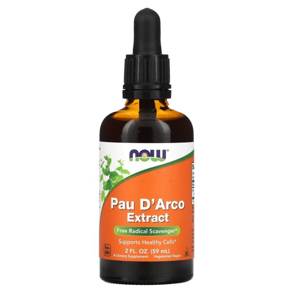 NOW Foods, Pau DArco Extrakt, 2 fl oz (60 ml)
