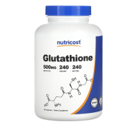 Nutricost, Glutathion, 500 mg, 240 Kapseln