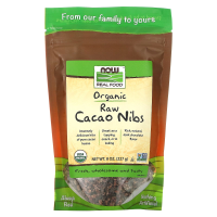 NOW Foods, Real Food, Organic Raw Cacao Nibs, 227 g