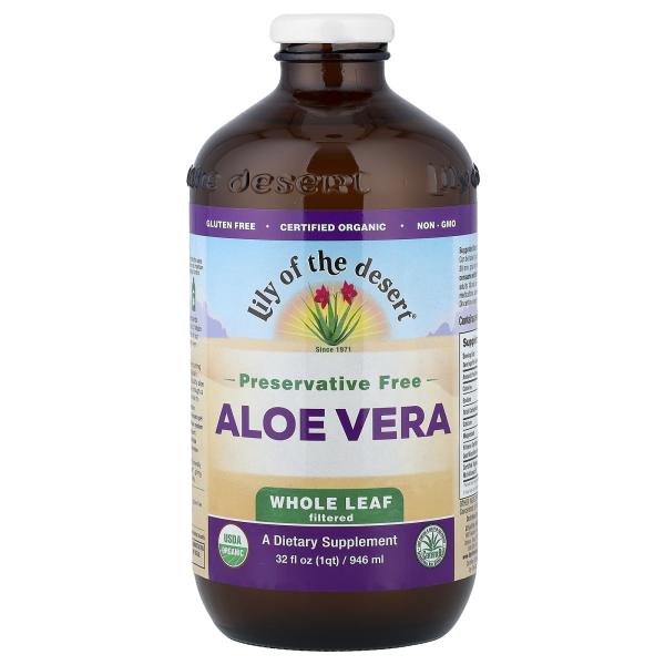 Lily of the Desert, Aloe-Vera-Saft, ganzes Blatt gefiltert, ohne Konservierungsmittel, 946 ml
