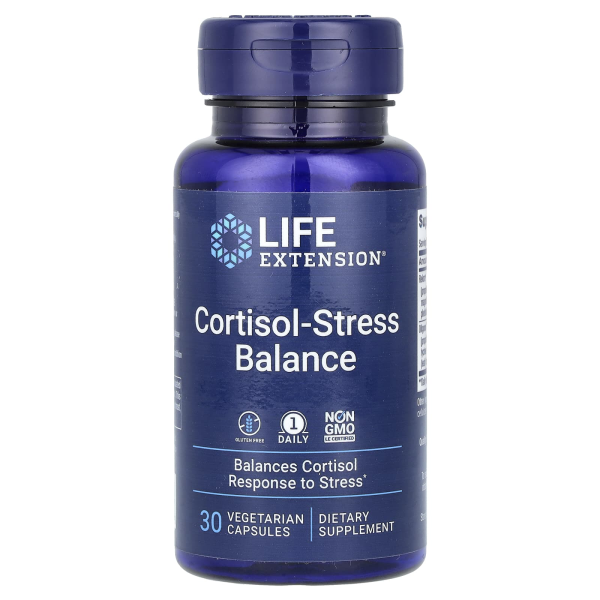 Life Extension, Cortisol-Stress Balance, 30 pflanzliche Kapseln