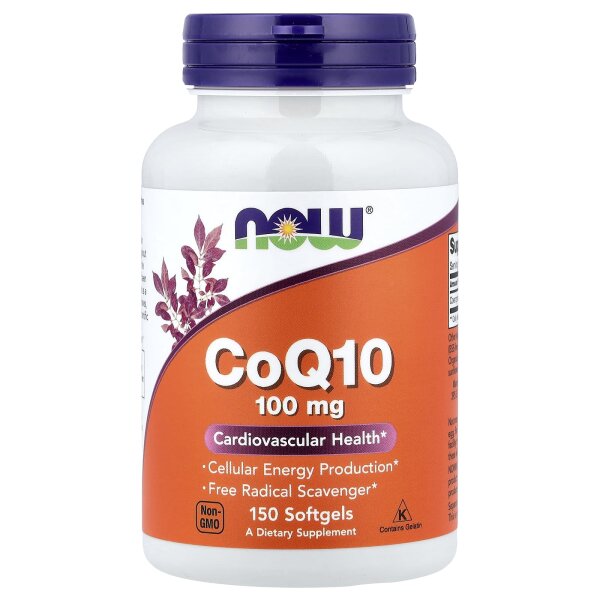 NOW Foods, CoQ10, 100 mg, 150 Weichkapseln