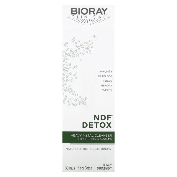 Bioray, NDF Detox, Heavy Metal Cleanser For Stronger Systems, Schwermetall-Reiniger für gestärkte Systeme, 30 ml