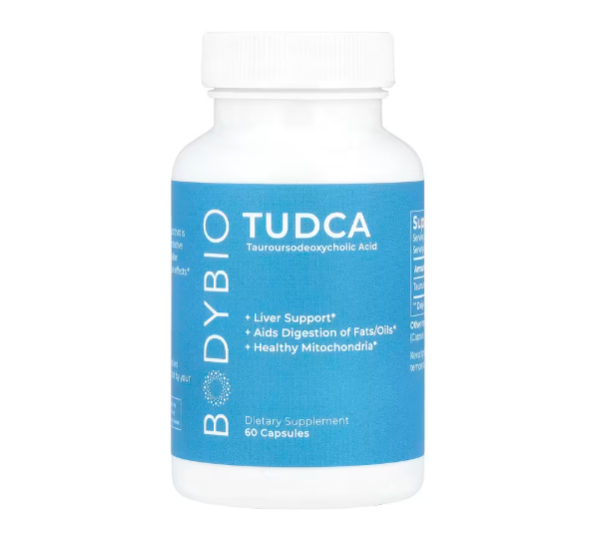 BodyBio, TUDCA, Tauroursodeoxycholsäure, 500 mg, 60 Kapseln (250 mg pro Kapsel)