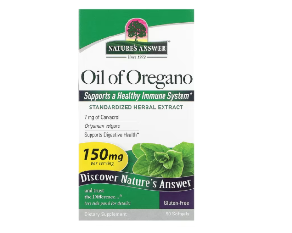 Natures Answer, Oreganoöl, 150 mg, 90 Weichkapseln
