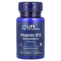 Life Extension, Vitamin B12, Methylcobalamin, 500 mcg,...