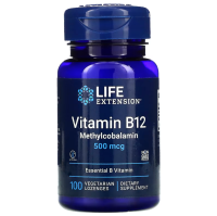 Life Extension, Vitamin B12, Methylcobalamin, 500 mcg,...