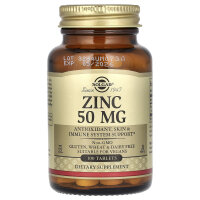 Solgar, Zink, 50 mg, 100 Tabletten