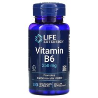 Life Extension, Vitamin B6, 250 mg, 100 pflanzliche Kapseln
