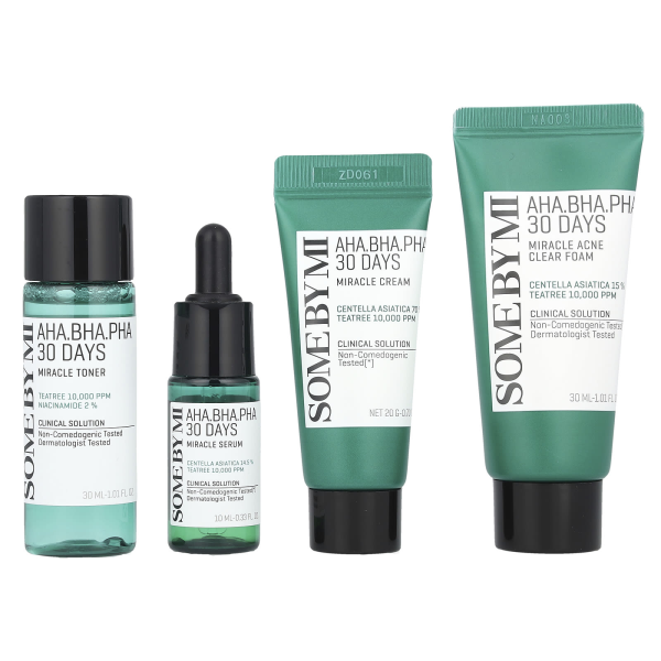 SOME BY MI, AHA. BHA. PHA 30 Days Miracle AC SOS Kit, Edition, 4-teiliges Set