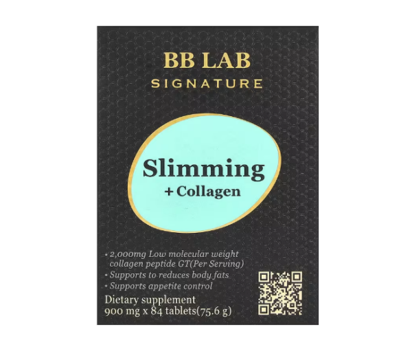 BB Lab, Signature, Slimming + Collagen, Gewichtsreduktion + Kollagen, 900 mg, 84 Tabletten
