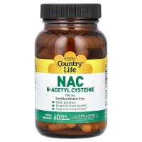 Country Life, NAC, N-Acetyl Cysteine, 750 mg, 60...