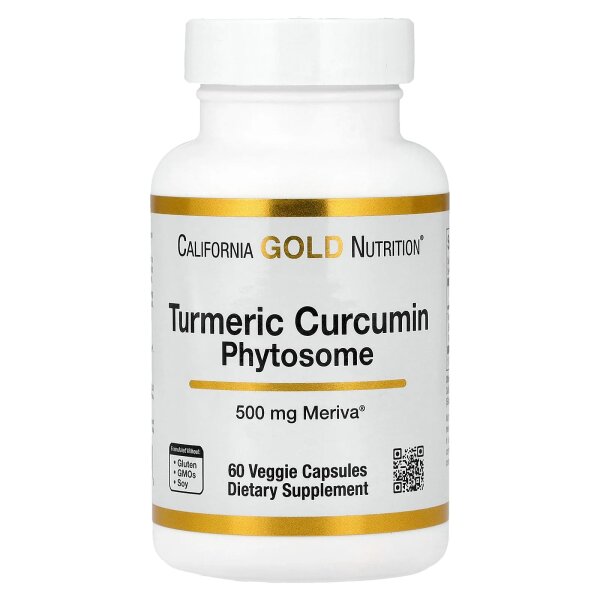 Super Nutrition, Turmeric Curcumin Phytosome Meriva®, Kurkuma-Kurkumin-Phytosom, 500 mg, 60 pflanzliche Kapseln
