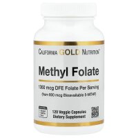 Lake Avenue Nutrition, Methyl Folate, Methylfolat, 800 mcg, 120 pflanzliche Kapseln
