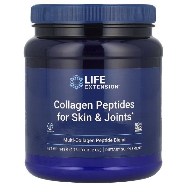 Life Extension, Collagen Peptides For Skin & Joints, Kollagenpeptide für Haut und Gelenke, 343 g