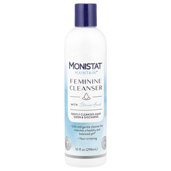 Monistat, Reiniger für Frauen mit Borsäure, ohne Duftstoffe, 296 ml
